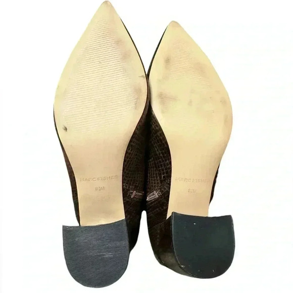 Marc Fisher Snakeskin Pattern Knee-High Boots - Picture 4 of 4